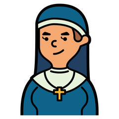 priest line icon