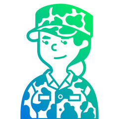 military line icon