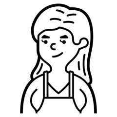 hairdressers line icon