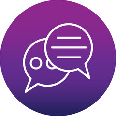 Fototapeta premium Chat Icon 