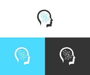 Creative Digital Brain Logo Design