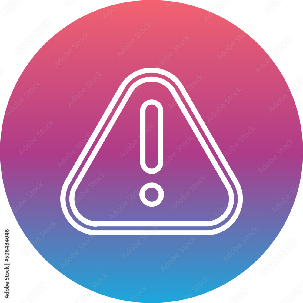 Poster Warning Icon 