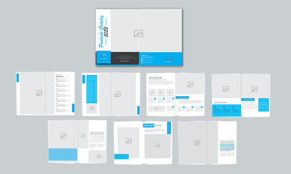 modern a4 product catalog design template ,Modern product catalog design template, Minimalist product brochure template design