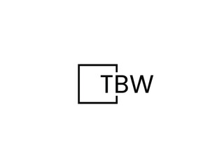 TBW Letter Initial Logo Design Vector Illustration