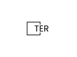 TER Letter Initial Logo Design Vector Illustration