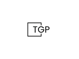 Fototapeta premium TGP Letter Initial Logo Design Vector Illustration