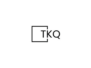 TKQ Letter Initial Logo Design Vector Illustration