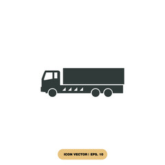 truck icons  symbol vector elements for infographic web