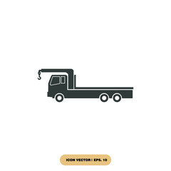 Fototapeta na wymiar truck icons symbol vector elements for infographic web