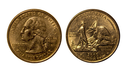 2005 quarter USA dollar coin