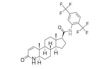AGA　薄毛治療に使われる成分デュタステリドの構造式