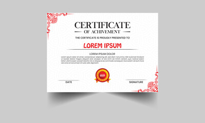 Creative Certificate Design Template