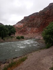 river in the mountains