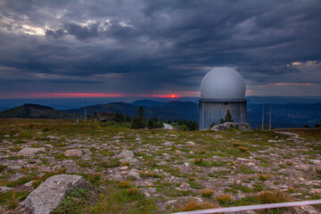 sunset on the big arber