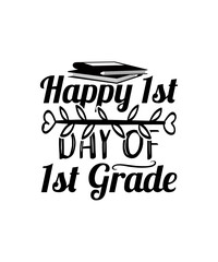 Naklejka premium Back To School Svg Design