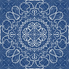 Seamless pattern in ethnic style. Floral Arabian ornament. Traditional ottoman art. illustration.