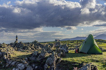 The Ulster Way, Lecale Way, Saint Johns Point hiking trail, County Down, Mourne coastal route,...