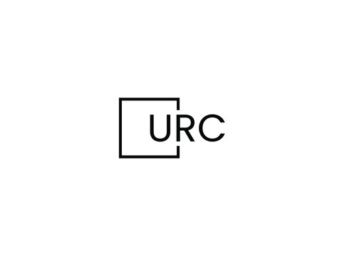 URC Letter Initial Logo Design Vector Illustration