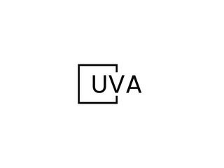 UVA Letter Initial Logo Design Vector Illustration