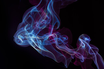 Fototapeta premium smoke on black
