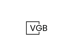 VGB letter initial logo design vector illustration