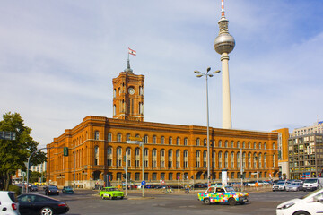 City Hall (Rotes Rathaus) in Berlin	
 - obrazy, fototapety, plakaty