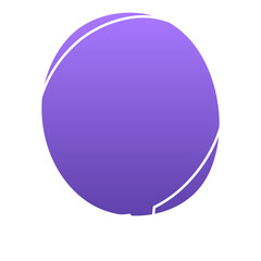 gradient organic speech balloon
