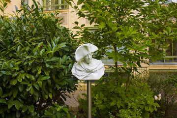 Sculpture in Hacke's Courtyards (Hackesche Hofe) - series of courtyards joined together to one...