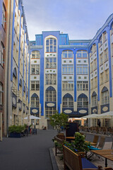 Hacke's Courtyards (Hackesche Hofe) - series of courtyards joined together to one large complex...