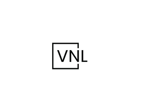 VNL letter initial logo design vector illustration