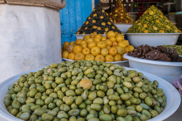 small business selling olives , Essaouira, morocco, africa