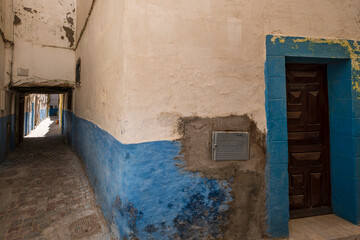 medina alley, Essaouira, morocco, africa