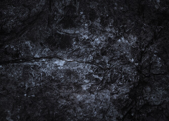 Rock surface with cracks. Black texture. Stone background. Dark marble. Rock texture. Rock pile. Paint spots wall. Grunge Rough structure. Abstract texture.