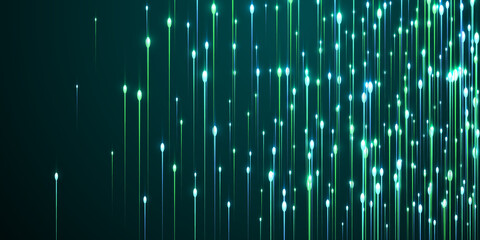 Futuristic glowing line streams speed motion