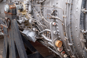 Engine of the plane