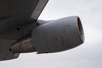 Plane engine on the wings