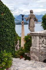 Lago Maggiore - Isola Bella Statue Garden, Italy - 508515688