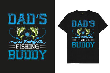 Fishing T-Shirt Vector for Happy Fathers Day
