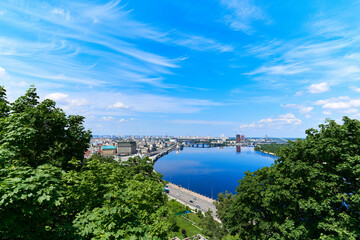 A very beautiful old cityscape