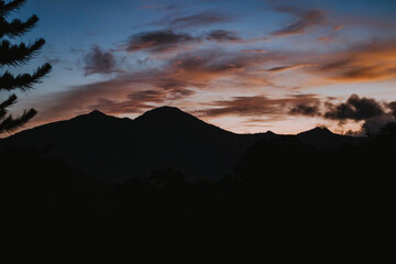 Sunrise over the mountains