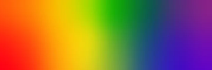 Foto op Canvas Rainbow gradient abstract background cover for web design. LGBT community flag colors Pride Month vector illustration © Comet Design