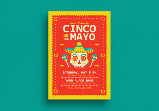 Cinco De Mayo Event Flyer Layout
