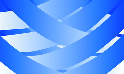 Abstract blue background. Vector illustration of blue and white gradient ribbons intertwined with each other.