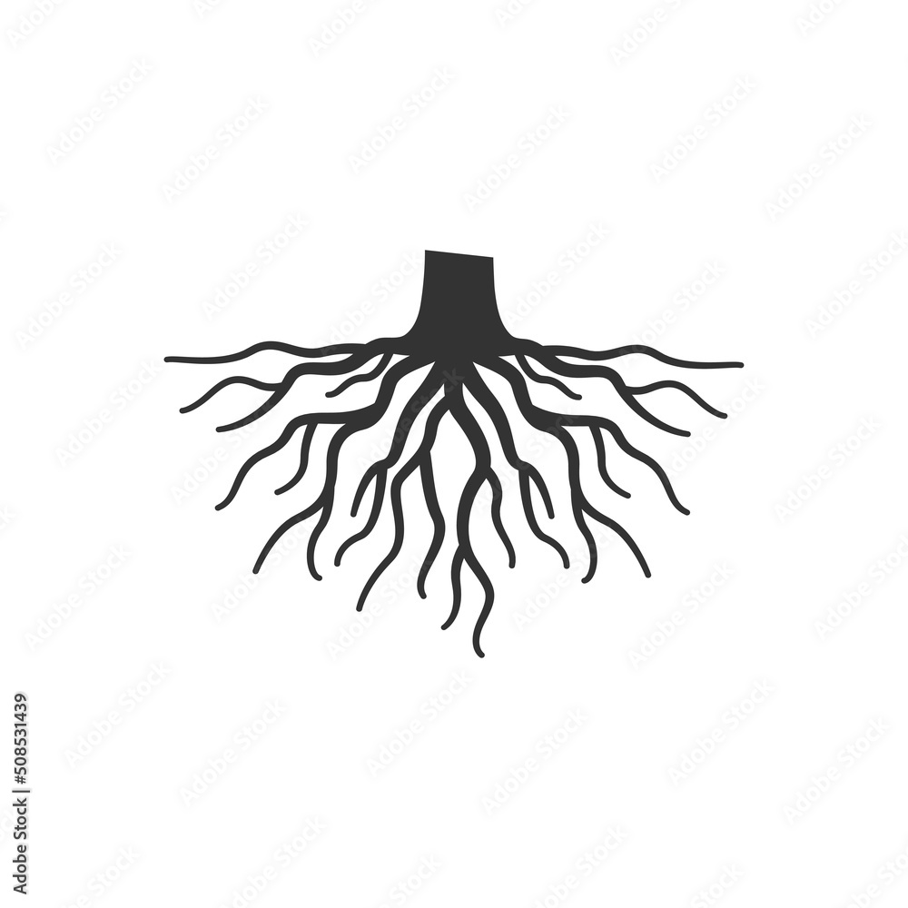Canvas Prints root logo icon design vector