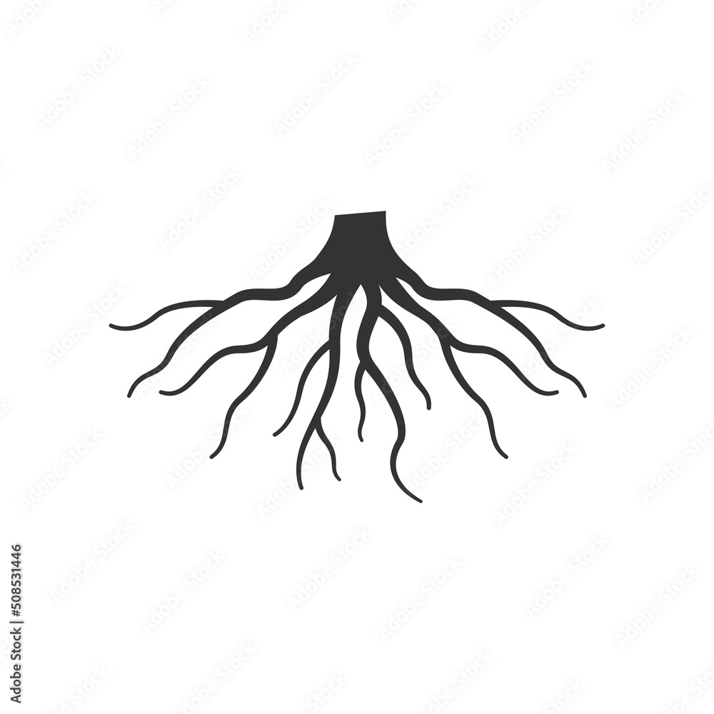 Canvas Prints root logo icon design vector