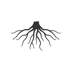 Obraz na płótnie Canvas root logo icon design vector