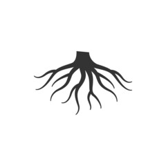 Obraz na płótnie Canvas root logo icon design vector