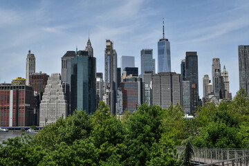 Fototapeta premium Brooklyn Bridge Park view