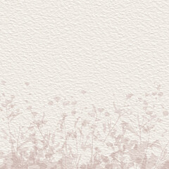 Delicate watercolor botanical digital paper floral background in soft basic nude beige tones - 508533668