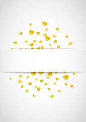 St Valentine Day Confetti. Beautiful Concept For Birthday. Rando
